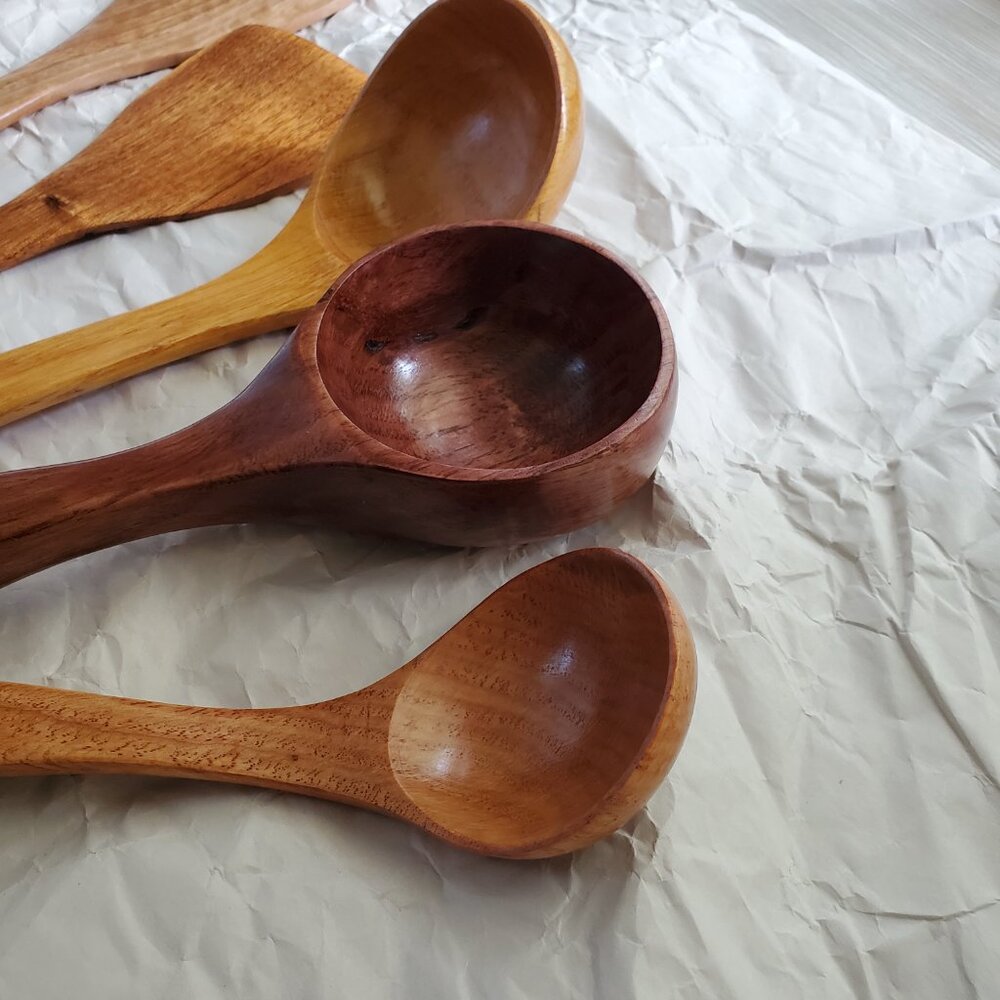 NWOT  Wooden kitchen cutlery（7pcs） - Picture 8 of 12